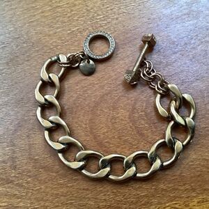Juicy Couture Rose Gold-tone Toggle Bracelet